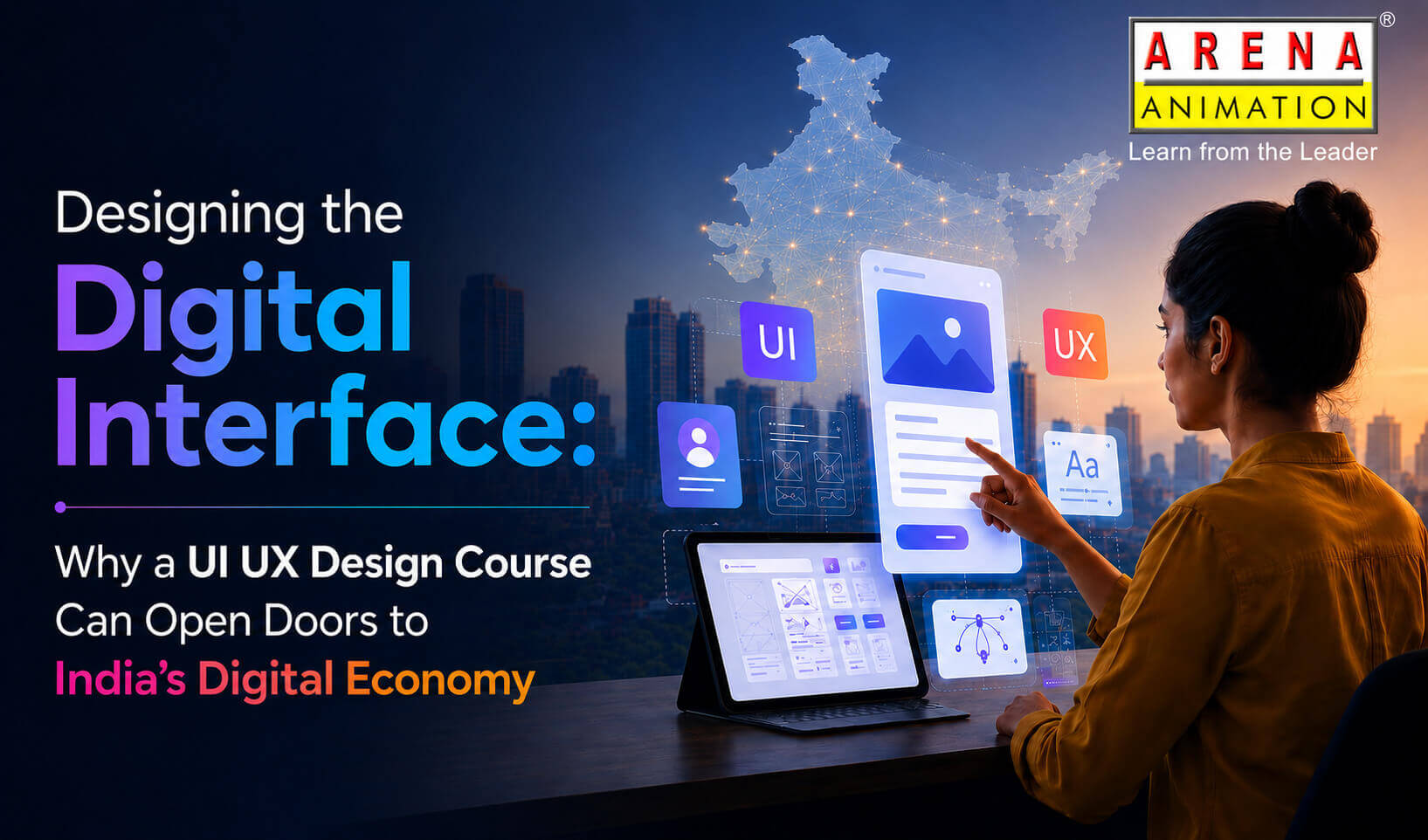 Designing the Digital Interface: Why a UI UX Design Course Can Open Doors to India's Digital Economy 