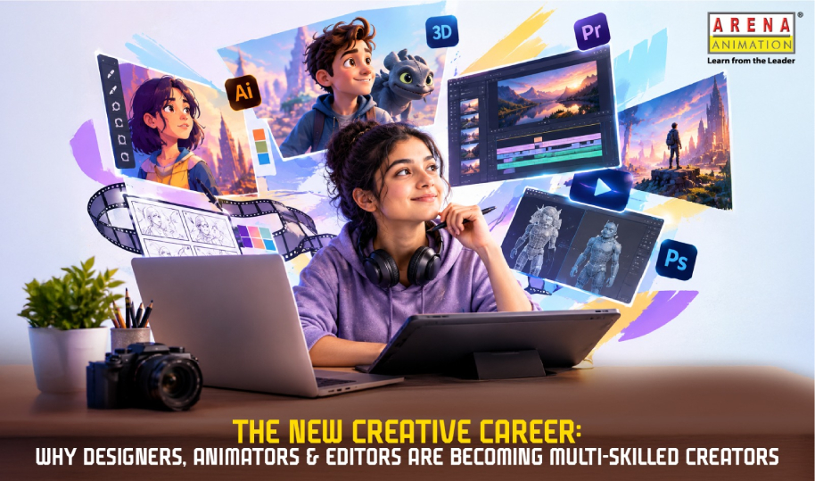 The New Creative Career: Why Designers, Animators & Editors Are Becoming Multi-Skilled Creators