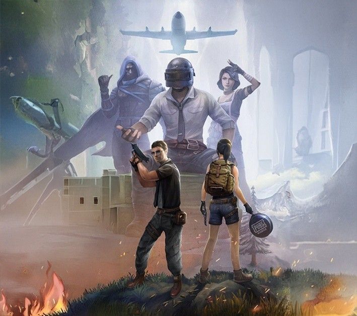 Game Design and Development Training | Arena Multimedia Game characters in a battle royale scene with weapons