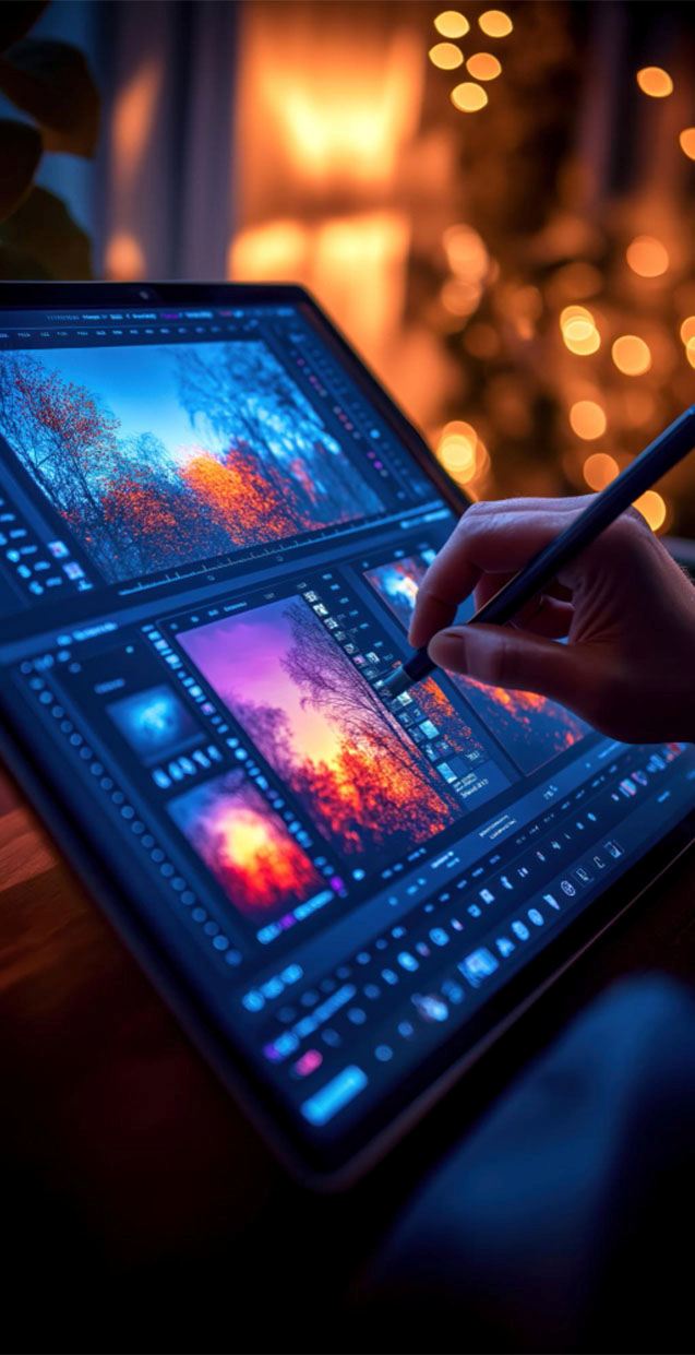 Digital Photo Editing Person Editing Landscape Photos